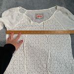 Johnny Was  White eyelet Lace Blouse medium Photo 5