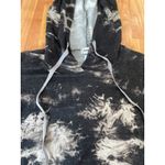 Ginger G BLACK GRAY TIE DYE SWEATER HOODIE SIZE MEDIUM Photo 1