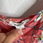 O'Neill Pink Floral Tank Top Size Medium Photo 3
