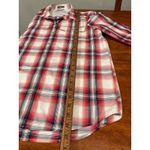 Eddie Bauer Women’s Travex Plaid Long Sleeve Shirt XS Red Outdoors Button Down Photo 4