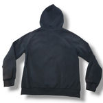 Nike Sweatshirt Size Large Full Zip Up Hooded Sweatshirt Embroidered Logo Faded Fading Black Photo 7