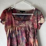 B.L.E.U Size Medium Y2k Fairy Grunge Whimsygoth Square Neck Rhinestone Top Purple Photo 1