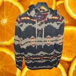 American Eagle Vintage‎  OUtfitters Aztec Design Knit Hoodie Size M Photo 1