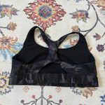 Athleta  Women's Black Camo Print Ultimate Medium Impact D-DD+ 1X Racerback Photo 2