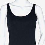 Tomas Maier x Uniqlo Dress Womens Small Black Tiered Midi Neutral Minimalist Photo 3