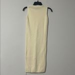 Glamify Ribbed Midi Tank Dress in Buttermilk, Size S, NEW Photo 2