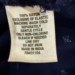 True Craft  Navy & White Midi Dress With Slit Photo 7