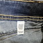 Cato  Plus Size 16 Denim Capris Blue Embroidered‎ Jeans Cropped High Rise 1557 Photo 9