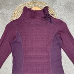 prAna Women’s Wool Blend Kelland Tunic Dress Longsleeve High Meck in Burgundy XS Photo 3