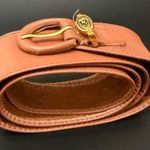 Christian Dior Vintage 17020 Camel Brown Soft Leather Women’s Dress Belt Size M Photo 4