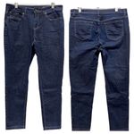 Brooks Brothers  Supima Cotton Blend Dark Wash Skinny Jeans Size 10 Photo 1