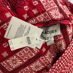 nwt RARE damson madder Anthropologie Macy reversible gingham printed jacket coat White Size 10 Photo 1