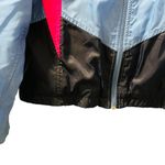 Nike  Vintage 90's Blue Pink Windbreaker Jacket Size Small Women's Neon Lined Photo 4