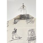 Ishyu Cream Vintage Silk Equestrian ladies Blouse shirt Photo 7