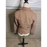 American Eagle Y2K Outfitters Vintage Houndstooth Blazer Tan Medium Photo 2