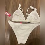 Target White Textured Bikini Set Photo 2