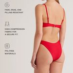 NWT QUINCE Cherry Red Italian High Photo 3