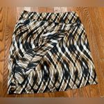Worthington  Black and Brown Patterned Mini Skirt Photo 1