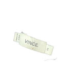 Vince Blue Black Leather Trim Wool Sweater Zip Jacket Black Blue Size XS Photo 8