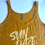 Next Level Apparel Women’s Sun Daze FGL House Tank Top in Mustard Yellow Size S Photo 6