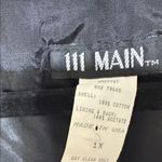 111 Main Festive Black Holiday Christmas 🎄 Vest Size 1X Photo 1