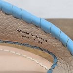 Jack Rogers  Baby’s Breath Embroidered Leather Flip Flops Size 7 Preppy Sandal Photo 5