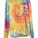 Jmblya Tie Dye Hoodie with Smiley Face Yellow Size XL Photo 0