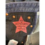 AG The Club Embroidered Dark Wash Denim Flare Boot Cut Jeans Size 30 Blue Photo 5