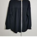 Madewell  black sand washed popover top Photo 5