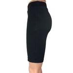 ZARA  Womens Black High Waist Athletic Workout Cycling Biker Leggings Shorts Sz M Photo 1