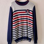 Tipsy Elves  USA Olympic USA Patch Stars Stripes Red Blue Crewneck Knit Sweater Photo 3
