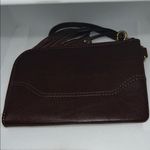 Frye  Maroon Leather Wristlet Photo 4