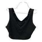 NWT 21 Saints Crop Top XL Black Double V Photo 1