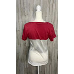 Alabama Crimson Tide Women's Striped‎ Knotted T Photo 4