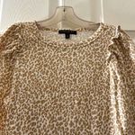 Banana Republic BR Cheetah Print Long Sleeves Sweater Photo 2