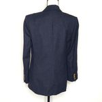 Vintage Blazer Talbots Size 10 Gray Wool Gold Buttons Equestrian Academia Long Photo 7