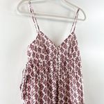 American Eagle  Outfitters Sleeveless V-Neck Side Tie Tiered Midi Dress Berry S Photo 8