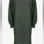 Âme Antwerp Dancy Sweatshirt Maxi Dress in Bistrot Green Photo 0