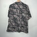 Notations Woman’s Leopard Print Button Down Top short Sleeves size 1X Photo 4