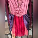 Hocus Pocus halloween costume dress Sarah Sanderson cosplay witch spirit disney Purple Size M Photo 5