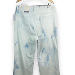 Style & Co NWT Wide Leg Crop Jeans in Bleach Dye Photo 2