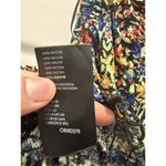 Urban Outfitters L Large Sara Smocked Cropped Top Black Floral Multi Color Boho Photo 4