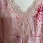 gilligan and o'malley Vintage 90s Gilligan & O’Malley Fairy Floral Lace Chemise Slip Nightie Sz S Photo 9