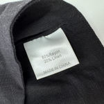 CAARA Crop Top Womens Small Black Linen Rayon Bralette Bustier Smocked Back‎ Photo 6