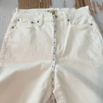 Madewell  The Perfect Vintage High Rise Jeans  Size 26 White Photo 7