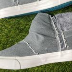 blowfish Malibu Malia Shearling Faux Fir Lined Canvas Booties Size 7.5 Photo 4