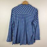 Talbots  Plaid Button Down Shirt Size 1X Long‎ Sleeve Cotton Fall Colorful Preppy Photo 2