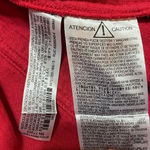 ZARA  Red Corduroy Shirt Jacket Women's Size Small with 3/4 Sleeves Photo 7