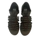 Eileen Fisher  NEW Rato Black Suede Fisherman Sandal Women's Size 7 Photo 1