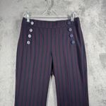 Loft Pants Julie Trouser Wide Leg Sailor Buttons High Waist Career Casual 4 Photo 3